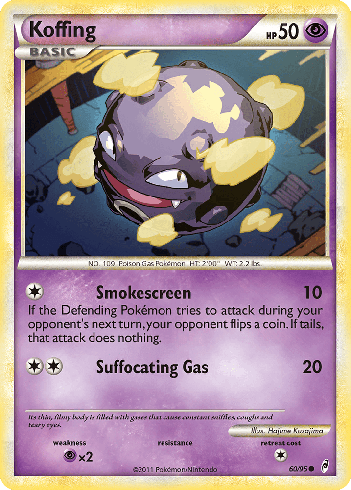 Koffing (60/95) [HeartGold & SoulSilver: Call of Legends] (Online Only)