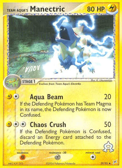 Team Aqua's Manectric (29/95) [EX: Team Magma vs Team Aqua] (Online Only)
