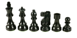 Chess Pieces - Black French Knight Chess Pieces (ONLINE ORDER ONLY)
