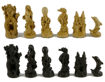 Chess Pieces - Sea Life Chess Pieces (ONLINE ORDER ONLY)