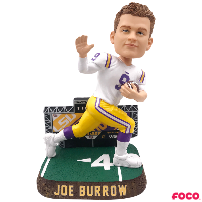 Joe Burrow LSU Tigers Heisman Pose Scoreboard Bobblehead (ONLINE ORDER ONLY)