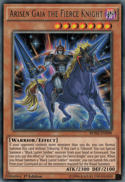 Arisen Gaia the Fierce Knight [BOSH-EN098] Rare (ONLINE ORDER ONLY)