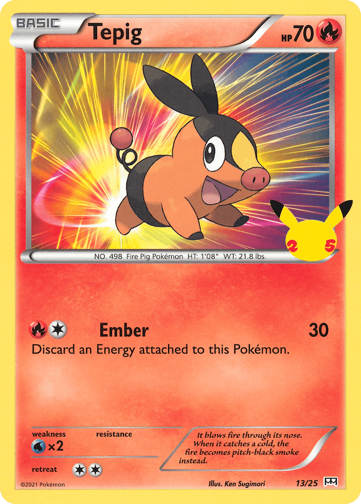 Tepig (13/25) [McDonald's 25th Anniversary] (Online Only)