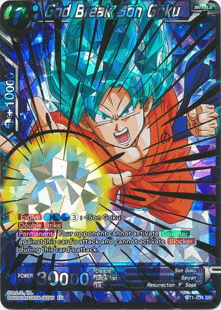 God Break Son Goku (Shatterfoil) (BT1-031) [Dragon Brawl] (ONLINE ORDER ONLY)