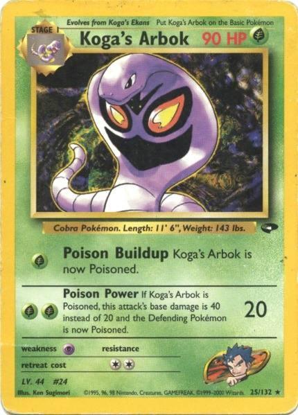 Koga's Arbok (25/132) [Gym Challenge Unlimited] (Online Only)