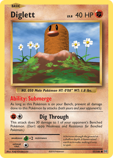Diglett (55/108) [XY: Evolutions] (Online Only)