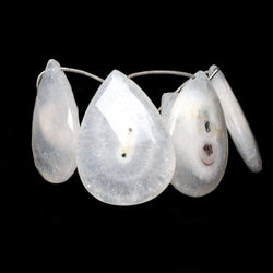 37x24-48x35mm Peacock Solar Quartz faceted pear beads 9 inch 8 pieces AAA (ONLINE ORDER ONLY)