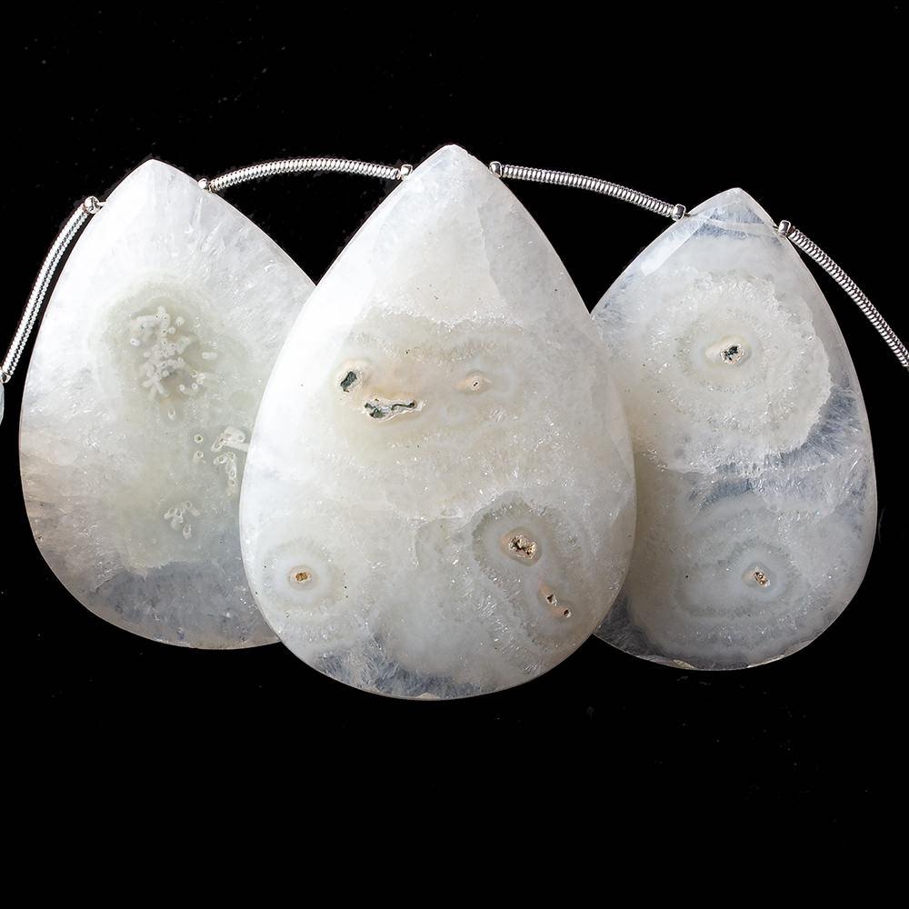37x28-53x37mm Solar Quartz Faceted Pear Beads 9 inch 7 pcs (ONLINE ORDER ONLY)