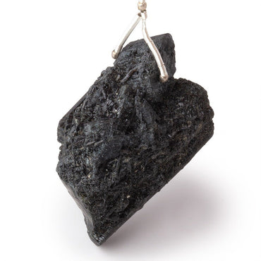 37x35x21mm Black Tourmaline Natural Crystal Focal 1 piece (ONLINE ORDER ONLY)