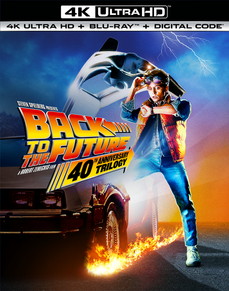 Back to the Future 40th Anniversary Trilogy (4K Ultra HD + Blu-ray™ + Digital Code) [PRE-ORDER: Expected Availability October 14, 2025!] (ONLINE ORDER ONLY)