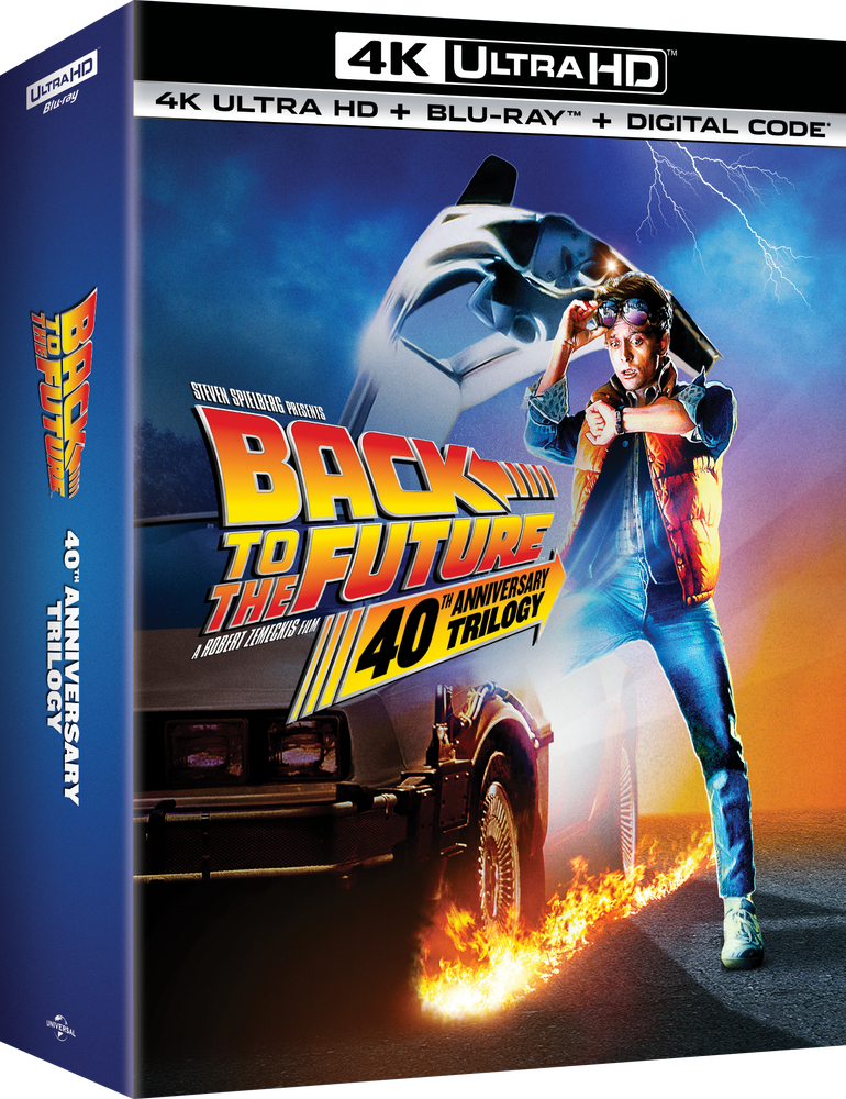Back to the Future 40th Anniversary Trilogy (4K Ultra HD + Blu-ray™ + Digital Code) [PRE-ORDER: Expected Availability October 14, 2025!] (ONLINE ORDER ONLY)
