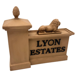 Back to the Future - Lyon Estates Gate Scaled Prop Replica (ONLINE ORDER ONLY)