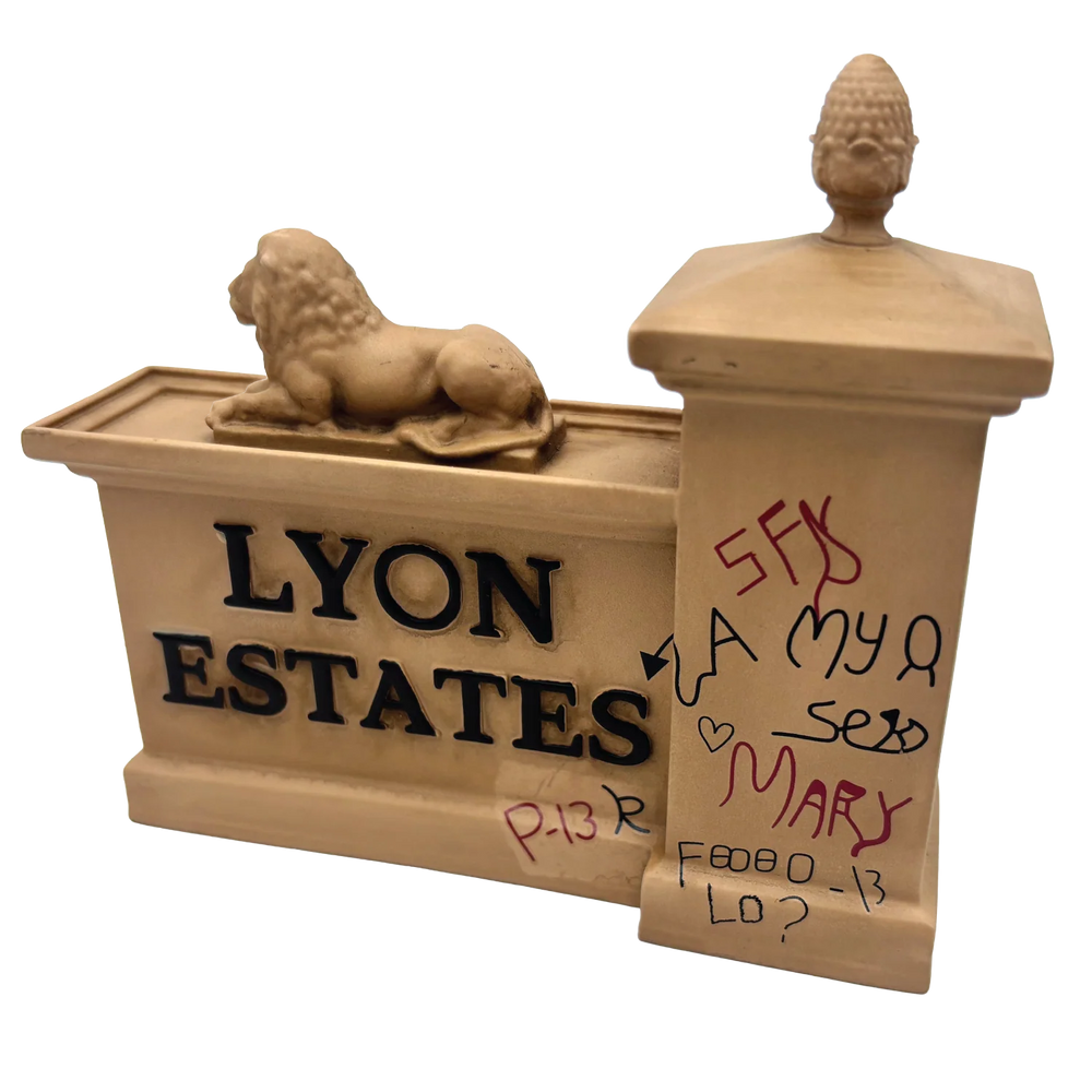 Back to the Future - Lyon Estates Gate Scaled Prop Replica (ONLINE ORDER ONLY)