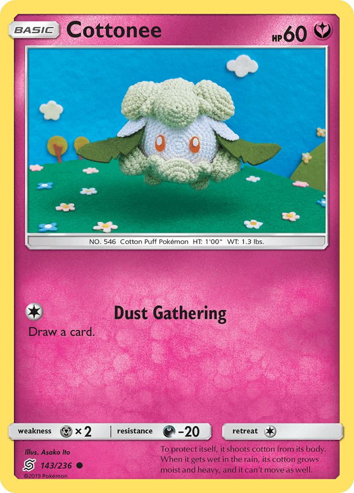 Cottonee (143/236) [Sun & Moon: Unified Minds] (Online Only)