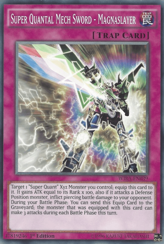 Super Quantal Mech Sword - Magnaslayer [WIRA-EN039] Common (ONLINE ORDER ONLY)