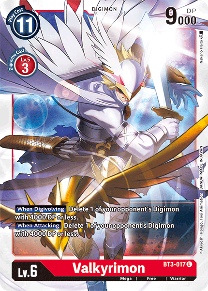 Valkyrimon [BT3-017] [Release Special Booster Ver.1.5] (ONLINE ORDER ONLY)