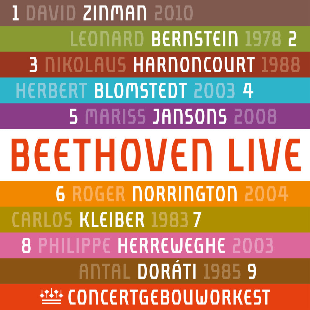 Beethoven: Symphonies Nos. 1 - 9 [CD]