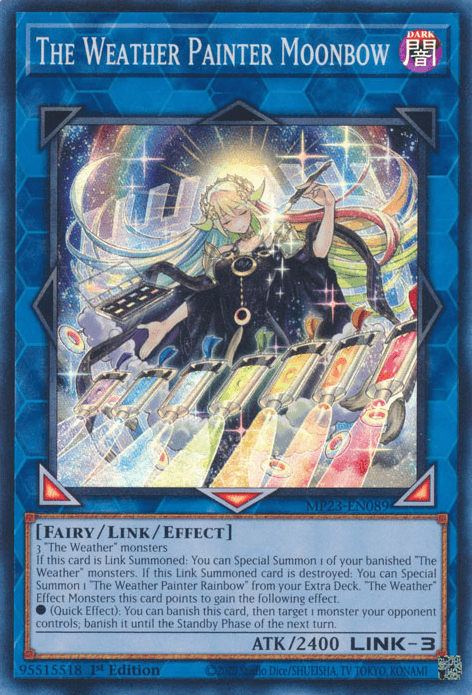 The Weather Painter Moonbow [MP23-EN089] Super Rare (ONLINE ORDER ONLY)