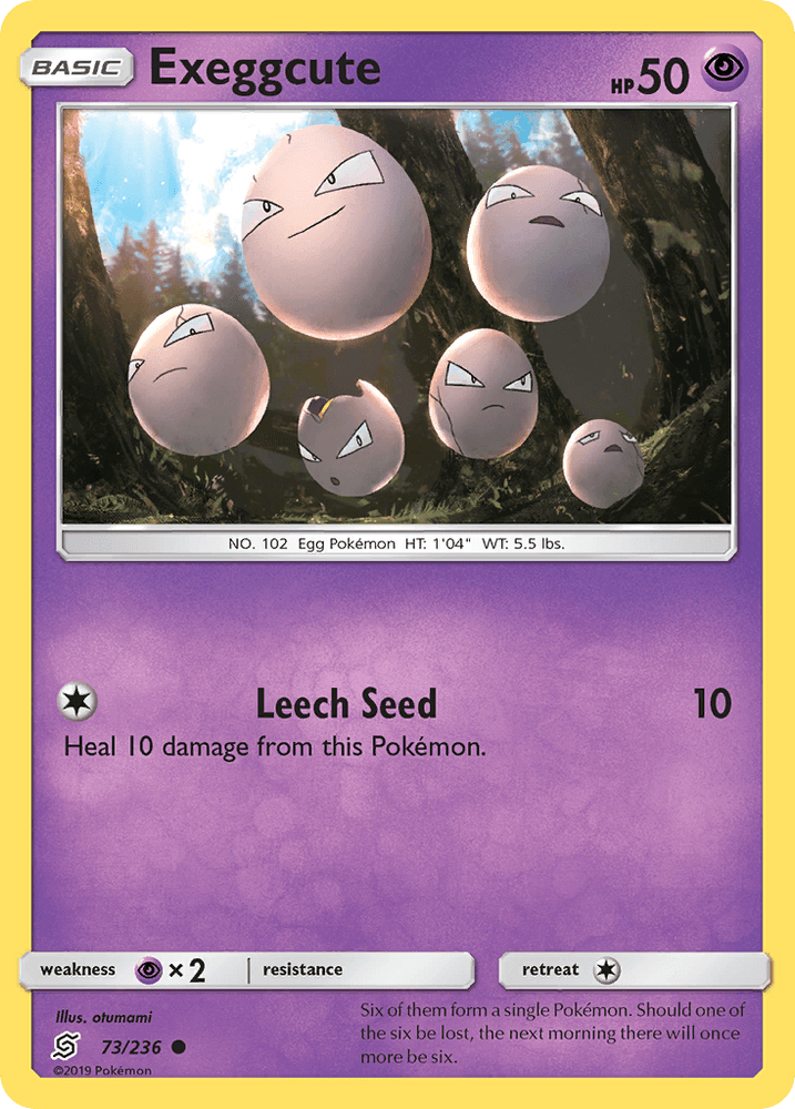 Exeggcute (73/236) [Sun & Moon: Unified Minds] (Online Only)