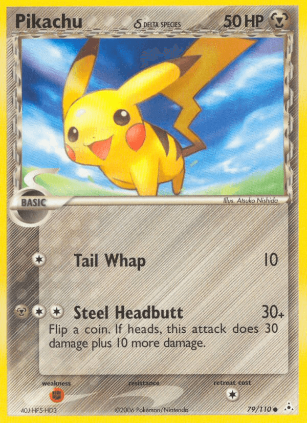 Pikachu (79/110) (Delta Species) [EX: Holon Phantoms] (Online Only)