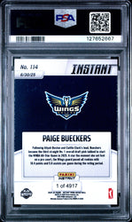 Graded 2025 Panini Instant WNBA Paige Bueckers #114 Rookie RC Basketball Card PSA 9 Mint (ONLINE ORDER ONLY)