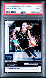 Graded 2025 Panini Instant WNBA Paige Bueckers #114 Rookie RC Basketball Card PSA 9 Mint (ONLINE ORDER ONLY)