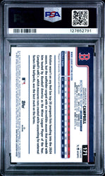 Graded 2025 Topps Chrome Kristian Campbell #171 Rookie RC Baseball Card PSA 10 Gem Mint (ONLINE ORDER ONLY)