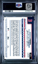 Graded 2025 Topps Chrome Kristian Campbell #171 Rookie RC Baseball Card PSA 5 Excellent (ONLINE ORDER ONLY)