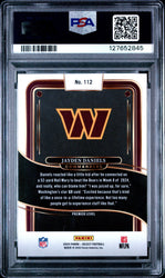Graded 2024 Panini Select Jayden Daniels #112 Rookie RC Football Card PSA 10 Gem Mint