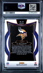 Graded 2024 Panini Select JJ McCarthy #24 Rookie RC Football Card PSA 10 Gem Mint (ONLINE ORDER ONLY)