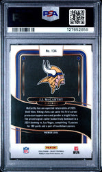 Graded 2024 Panini Select JJ McCarthy #134 Rookie RC Football Card PSA 9 Mint (ONLINE ORDER ONLY)