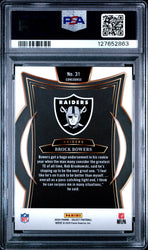 Graded 2024 Panini Select Brock Bowers #31 Rookie RC Football Card PSA 9 Mint (ONLINE ORDER ONLY)