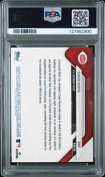 Graded 2025 Topps Now Chase Burns #345 Rookie RC Baseball Card PSA 10 Gem Mint