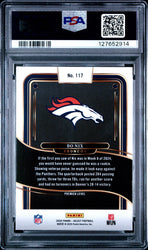 Graded 2024 Panini Select Bo Nix #117 Rookie RC Football Card PSA 6 Excellent (ONLINE ORDER ONLY)