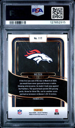 Graded 2024 Panini Select Bo Nix #117 Rookie RC Football Card PSA 2 Good (ONLINE ORDER ONLY)