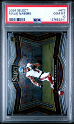Graded 2024 Panini Select Malik Nabers #473 Rookie RC Football Card PSA 10 Gem Mint (ONLINE ORDER ONLY)