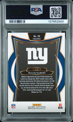 Graded 2024 Panini Select Malik Nabers #29 Rookie RC Football Card PSA 9 Mint