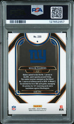 Graded 2024 Panini Select Malik Nabers #220 Rookie RC Football Card PSA 5 Excellent (ONLINE ORDER ONLY)