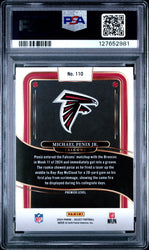 Graded 2024 Panini Select Michael Penix Jr. #110 Rookie RC Football Card PSA 9 Mint (ONLINE ORDER ONLY)