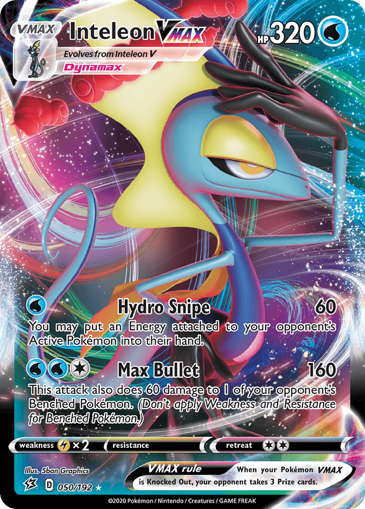 Inteleon VMAX (050/192) [Sword & Shield: Rebel Clash] (Online Only)
