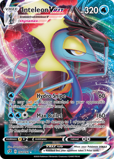 Inteleon VMAX (050/192) [Sword & Shield: Rebel Clash] (Online Only)
