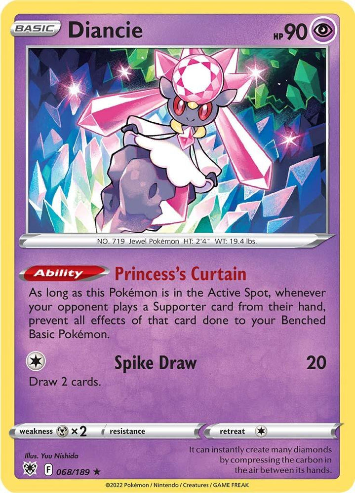 Diancie (068/189) [Sword & Shield: Astral Radiance] (Online Only)