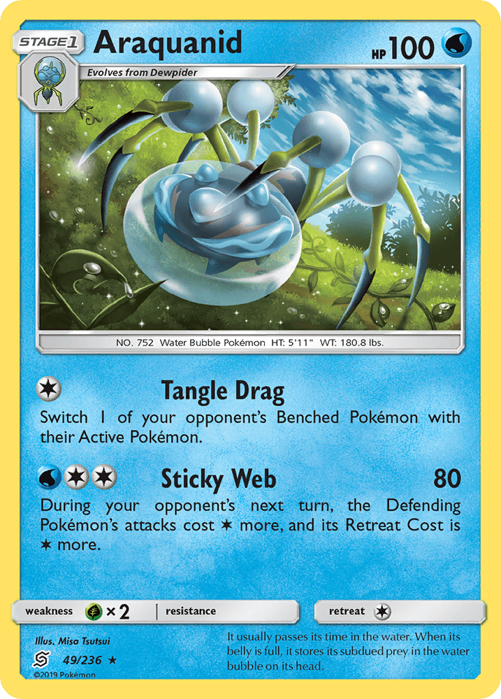 Araquanid (49/236) [Sun & Moon: Unified Minds] (Online Only)
