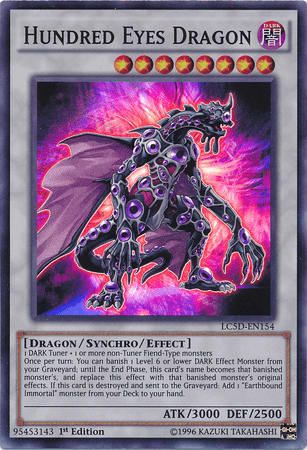 Hundred Eyes Dragon [LC5D-EN154] Super Rare (ONLINE ORDER ONLY)