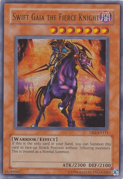Swift Gaia the Fierce Knight [DB2-EN111] Ultra Rare (ONLINE ORDER ONLY)