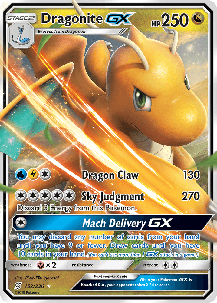 Dragonite GX (152/236) [Sun & Moon: Unified Minds] (Online Only)