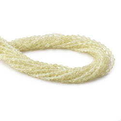 4-4.5mm Lemon Quartz Straight Drilled Tear Drops 14.75 inch 63 Beads (ONLINE ORDER ONLY)