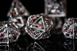 NYCC Exclusive Sterling Silver Dice Set - Red (ONLINE ORDER ONLY)
