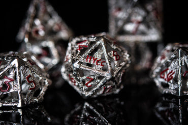 NYCC Exclusive Sterling Silver Dice Set - Red (ONLINE ORDER ONLY)