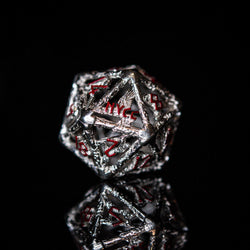 NYCC Exclusive Sterling Silver Dice Set - Red (ONLINE ORDER ONLY)